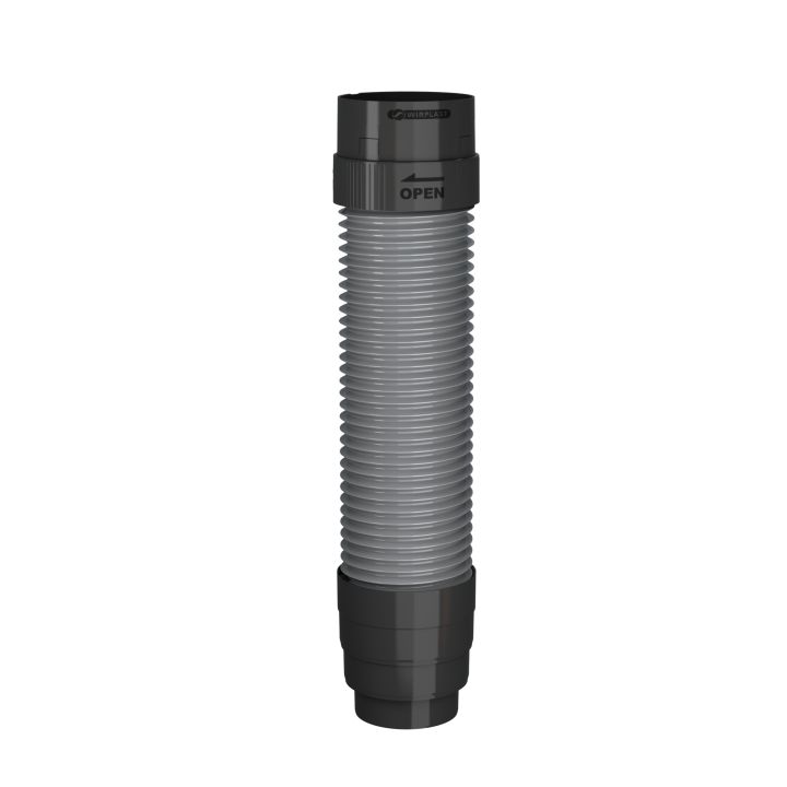 Rura wentylacyjna do kominków WIRPLAST RUROFLEX  125mm (CLICK) do kominków EVO PRO PLUS elastyczna super jakość 1szt.