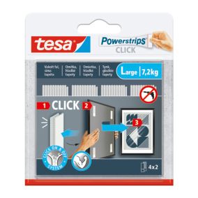 Rzepy do ramek Tesa Powerstrips Click 7,2 kg 4 sztuki