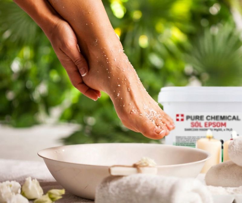 Sól epsom siarczan magnezu gorzka Pure Chemical 5 kg. do kąpieli sól rzymska do kąpieli 1szt.