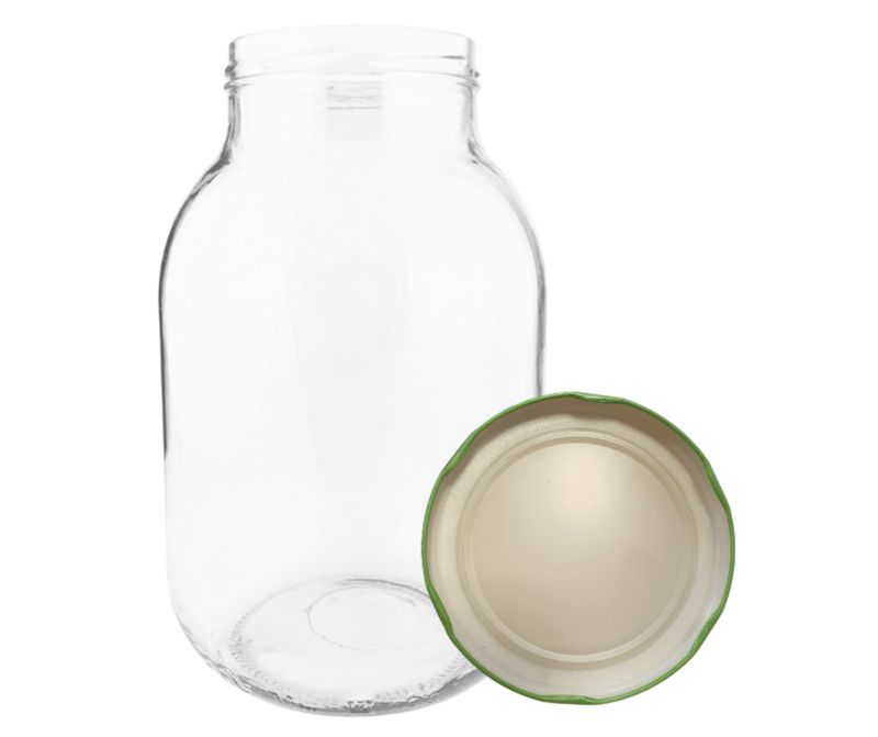 Słoik MODO24 4000ml 4l soki ogórki cukinia grzyby nalewki z pokrywką 100mm 1 kpl.
