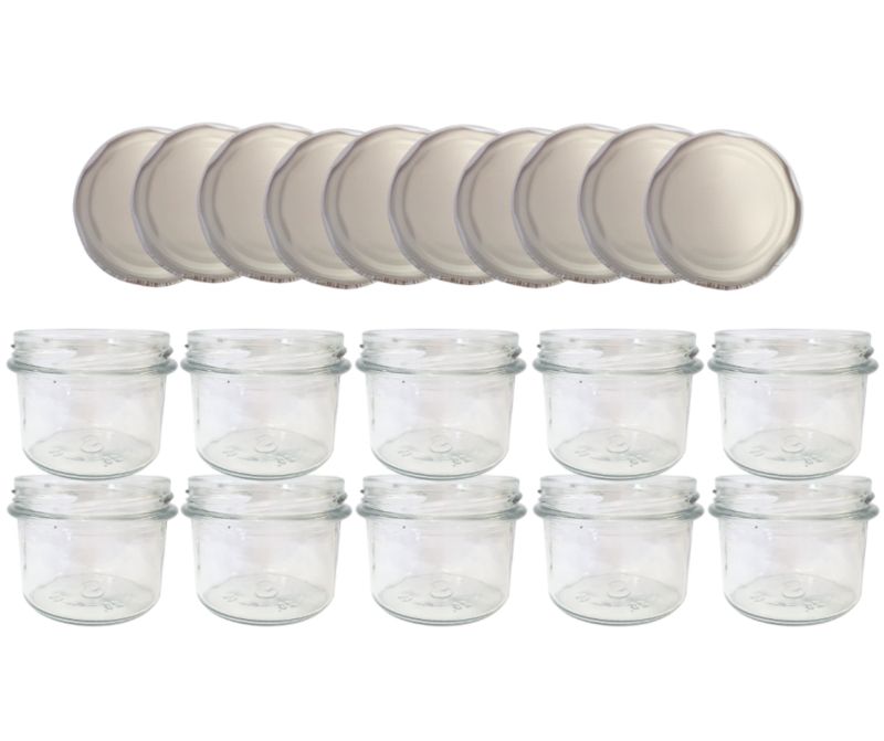 Słoiki MODO24 235ml dżemy konfitury przyprawy deserki zakrętki 82mm PZH 10 kpl.