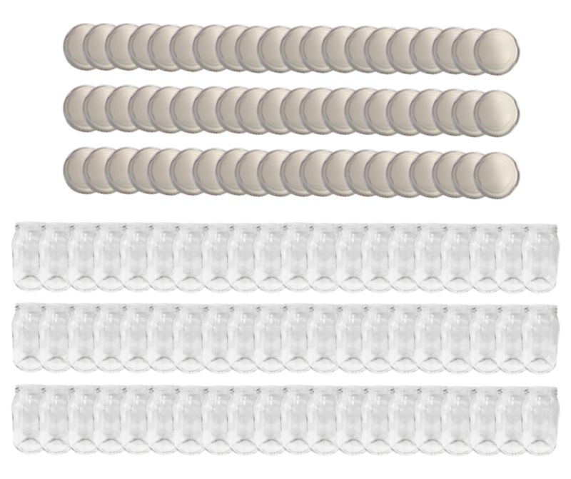 Słoiki MODO24 900ml 0,9l miód ogórki małosolne salatki zakrętki 82mm PZH 60 kpl.