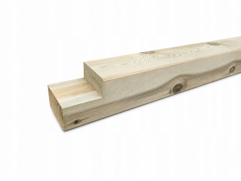 Słup do RSCBis wiat garażowych 105 x 105 x 2900 mm impregnowany z podcięciem 1 szt.