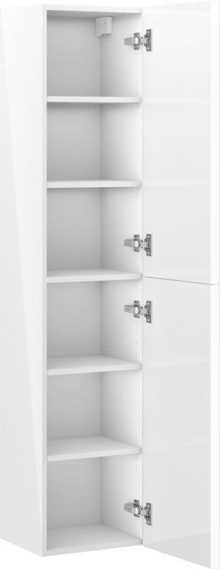 Słupek łazienkowy Mexen Orio biały połysk 35x160 cm 2 drzwi 1 szt.