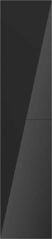 Słupek łazienkowy Mexen Orio czarny połysk 35x160 cm 2 drzwi 1 szt.
