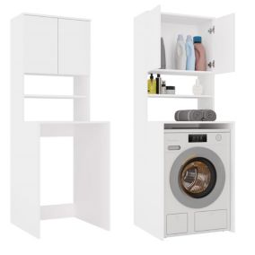 Słupek łazienkowy Topeshop Pola Multi biały 64x64x180 cm 1 szt.
