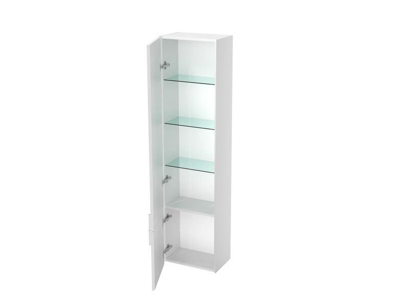 Słupek łazienkowy wiszący Ravak  SB-400 L CLEAR II biały/biały 1 szt