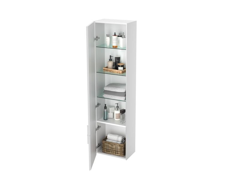 Słupek łazienkowy wiszący Ravak  SB-400 L CLEAR II biały/biały 1 szt