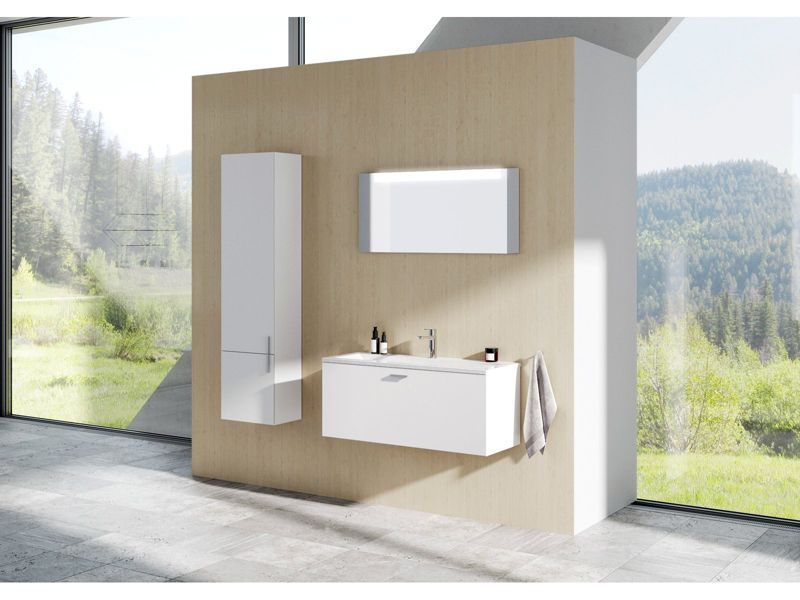Słupek łazienkowy wiszący Ravak  SB-400 L CLEAR II biały/biały 1 szt