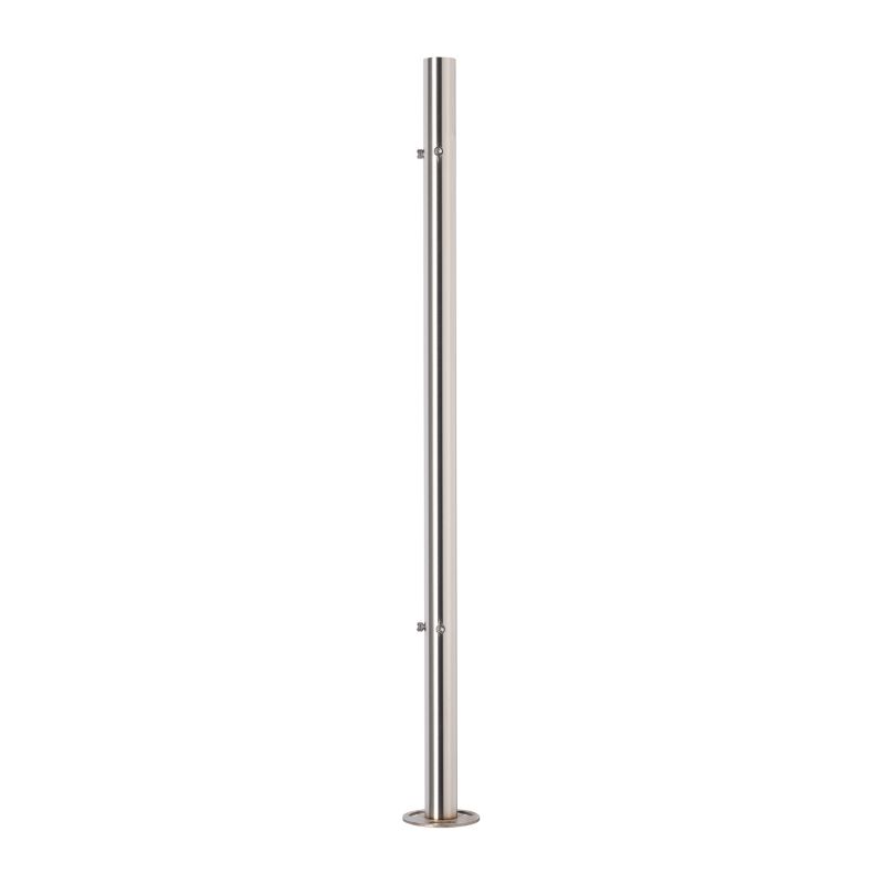 Słupek balustradowy PINOX narożny fi 42,4x98 1 mm - stal nierdzewna nieuzbrojony (Satyna)  1 szt