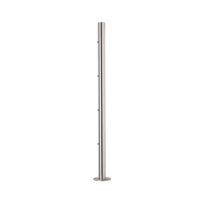 Słupek balustradowy PINOX środkowy fi 42,4x88 1 mm - stal nierdzewna nieuzbrojony (Satyna)  1 szt