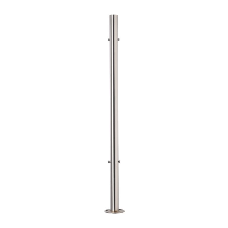 Słupek balustradowy PINOX środkowy fi 42,4x98 1 mm - stal nierdzewna nieuzbrojony (Satyna)  1 szt