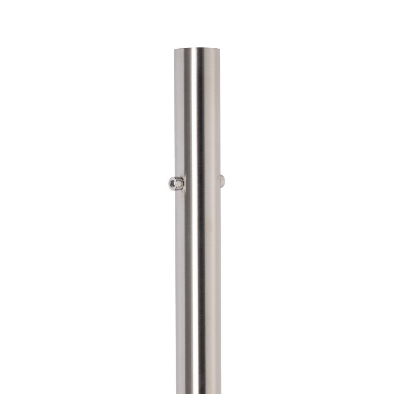 Słupek balustradowy PINOX środkowy fi 42,4x98 1 mm - stal nierdzewna nieuzbrojony (Satyna)  1 szt