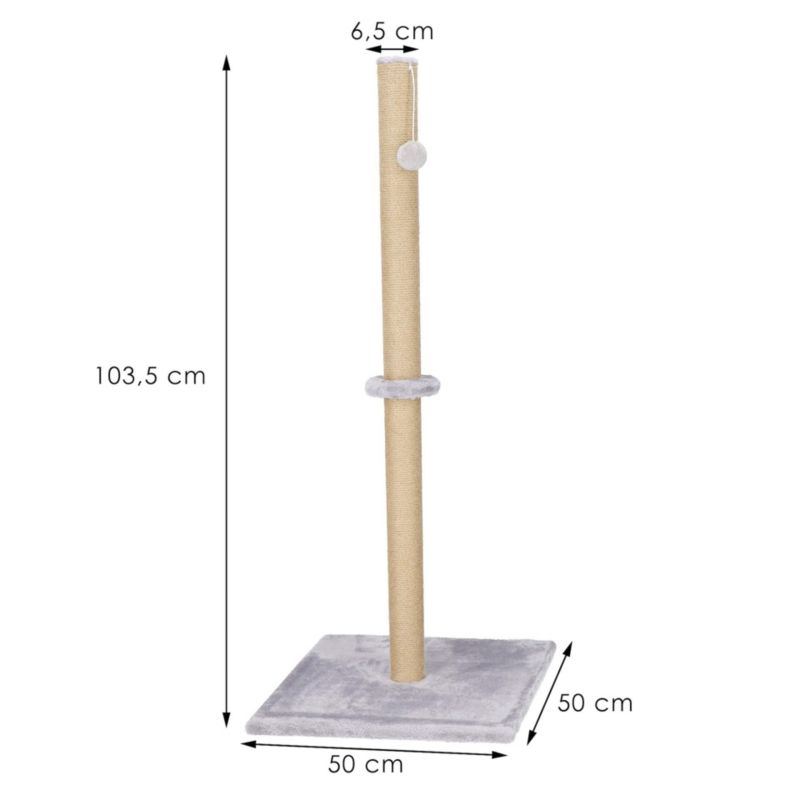 Słupek do drapania dla kota Springos sizal drapak 103,5 cm 1 szt.