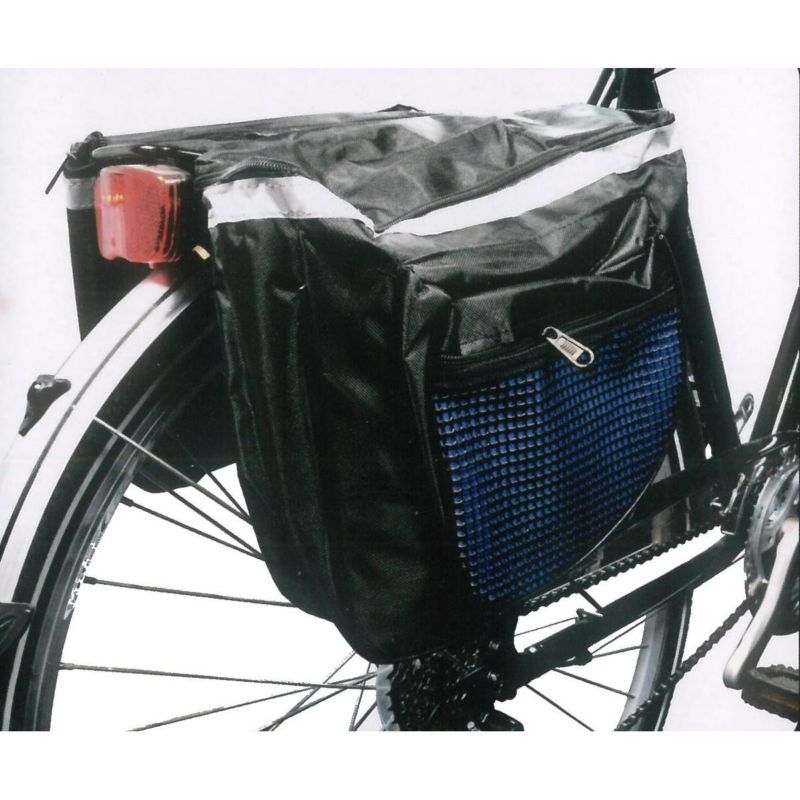 Sakwa Dunlop torba rowerowa na tył bagażnik xxl 26l  granatowa 1szt.