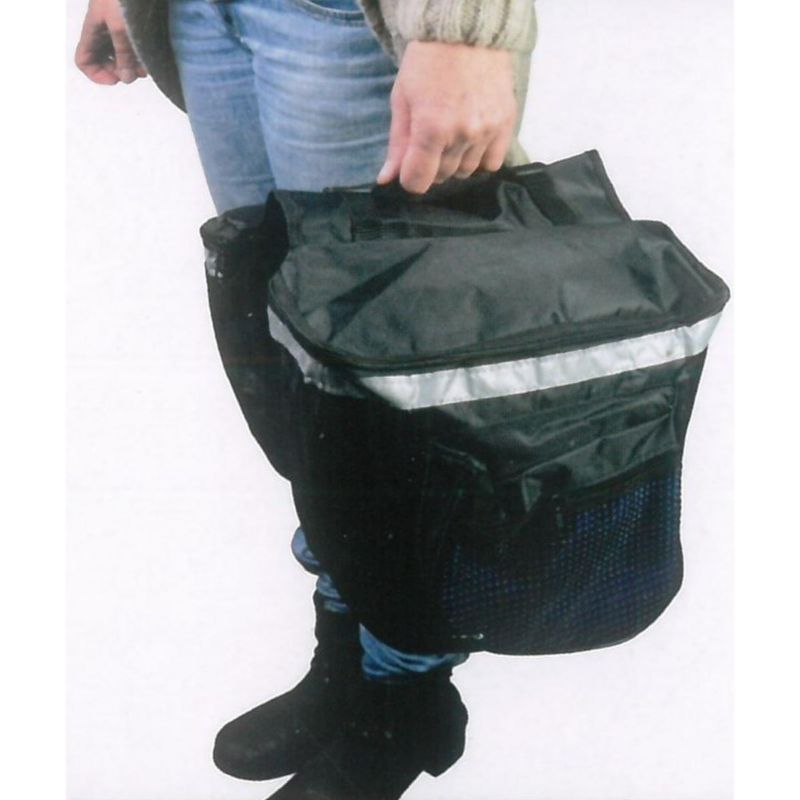 Sakwa Dunlop torba rowerowa na tył bagażnik xxl 26l  granatowa 1szt.