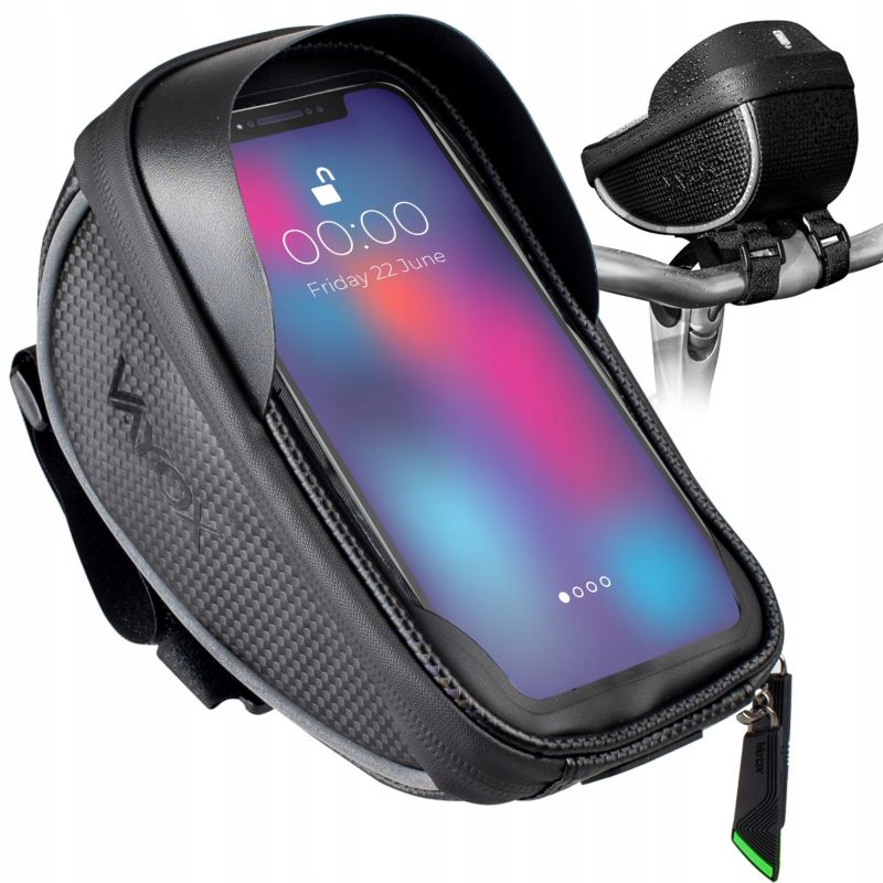 Sakwa rowerowa na kierownicę Vayox VA0169 pojedyncza + uchwyt na telefon 1szt.