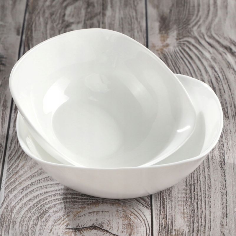Salaterka KADAX Szklana Biała Do Zupy Przekąsek 19cm 1szt.