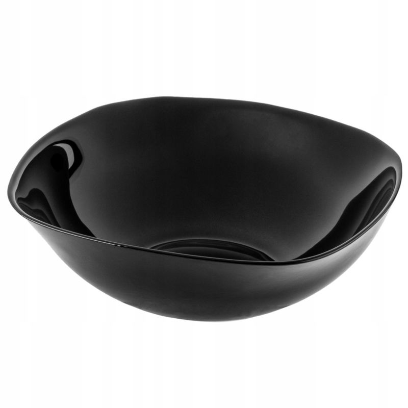 Salaterka KADAX Szklana Czarna Do Zupy Przekąsek 19cm 1szt.