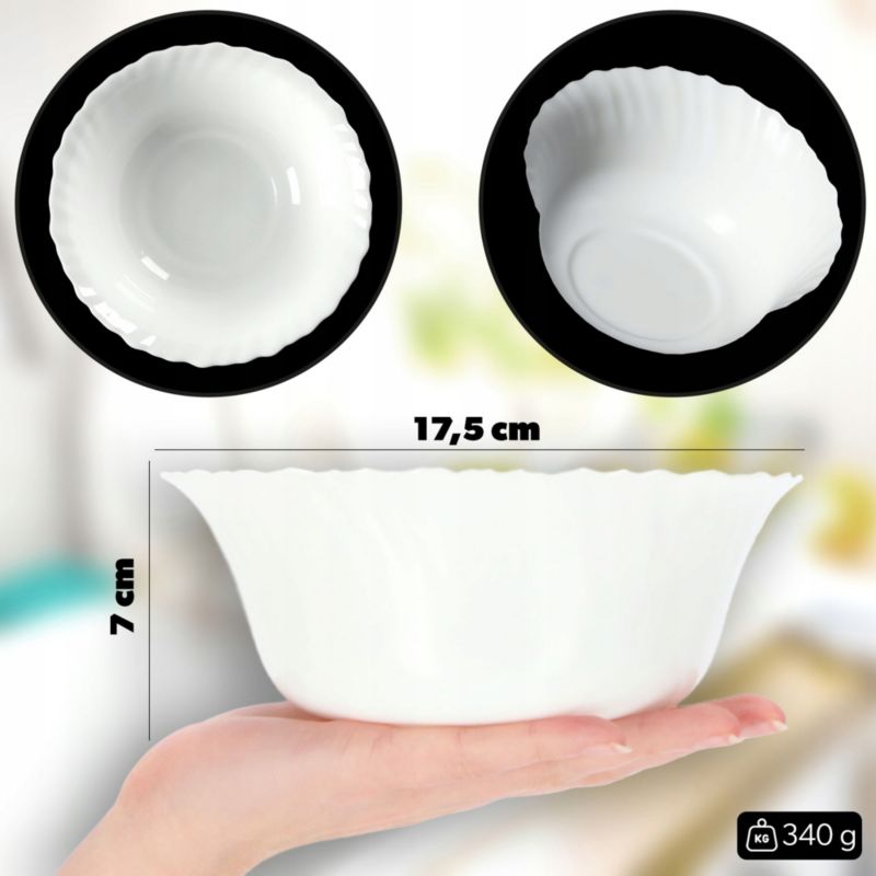 Salaterka KADAX Szklana Na Sałatkę Owoce 17cm 1szt.