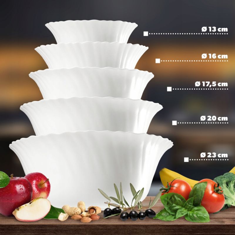 Salaterka KADAX Szklana Na Sałatkę Owoce 17cm 1szt.