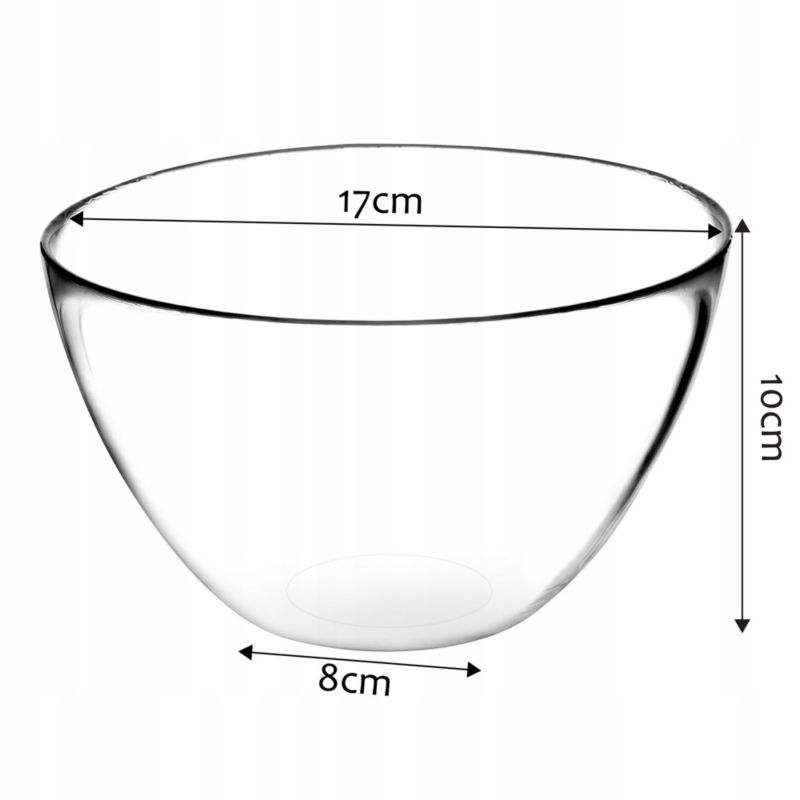 Salaterka KADAX Szklana Na Sałatkę Owoce 17cm 2szt