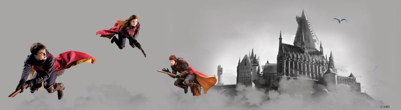 samoprzylepna granica tapety Sanders & Sanders Harry Potter Hogwart szarymIczerwonym 500 x 13.8 cm - 1 szt.