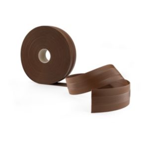 Samoprzylepna listwa dylatacyjna 70x2mm, QUEST, elastyczna taśma łączeniowa PCV, brąz, 1m