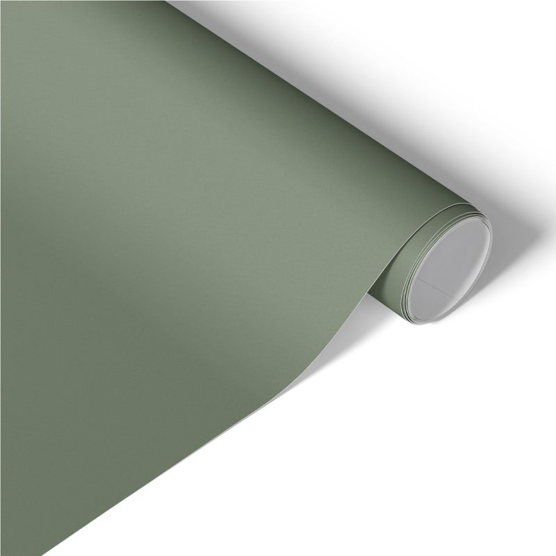 Samoprzylepna Okleina Meblowa Tulup 50x100 cm Ciemna szałwia Do Sypialni I Garderoby 1 rol.