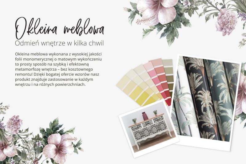 Samoprzylepna Okleina Meblowa Tulup 75x150 cm Beżowy kamienny Renowacja Mebli DIY 1 rol.