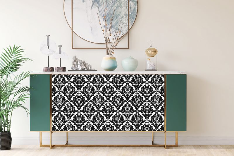 Samoprzylepna okleina Tulup 100x50 cm Adamaszkowy styl 1 szt.