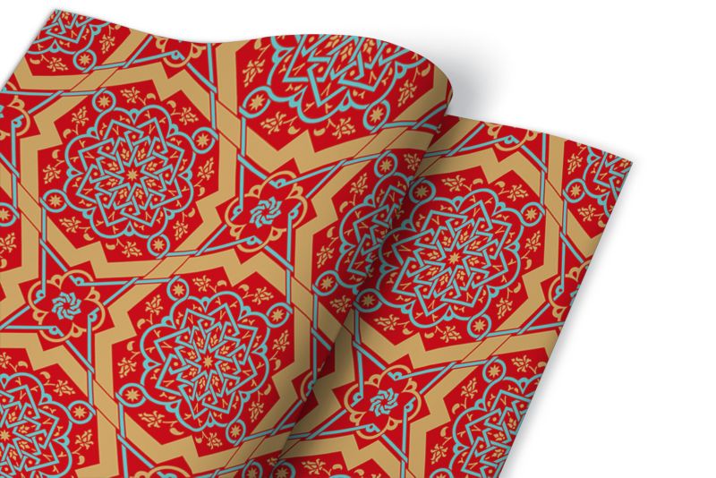 Samoprzylepna okleina Tulup 100x50 cm Arabski kwiatowy wzór 1 szt.