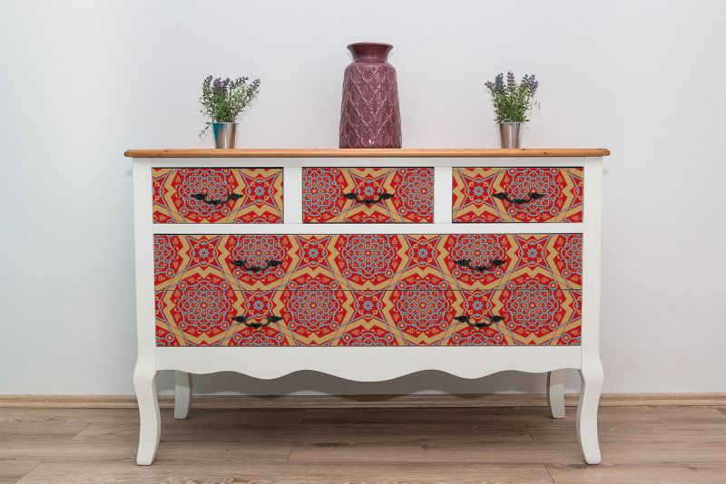 Samoprzylepna okleina Tulup 100x50 cm Arabski kwiatowy wzór 1 szt.