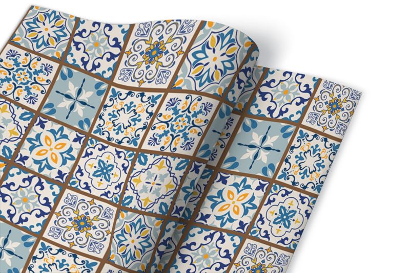 Samoprzylepna okleina Tulup 100x50 cm Arabski patchwork 1 szt.