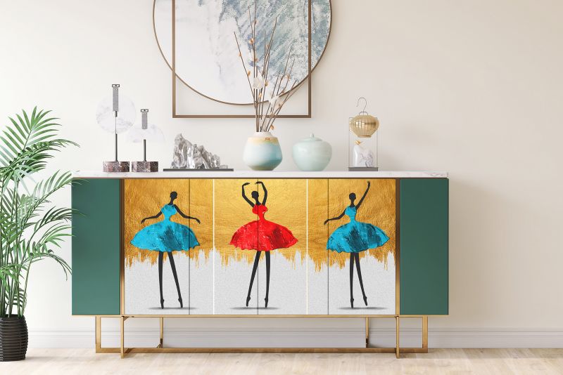 Samoprzylepna okleina Tulup 100x50 cm Baletnice 1 szt.