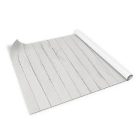 Samoprzylepna okleina Tulup 100x50 cm Białe deski 1 szt.