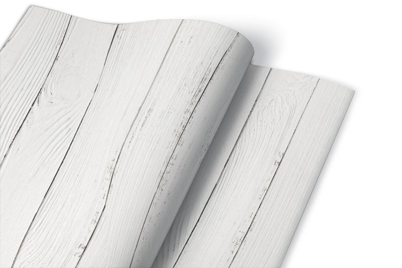 Samoprzylepna okleina Tulup 100x50 cm Białe deski 1 szt.