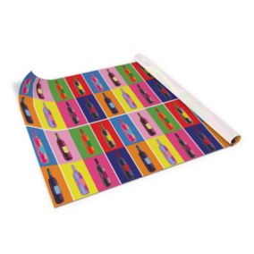 Samoprzylepna okleina Tulup 100x50 cm Butelki pop art 1 szt.