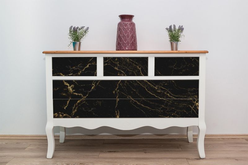Samoprzylepna okleina Tulup 100x50 cm Ciemny marmur 1 szt.