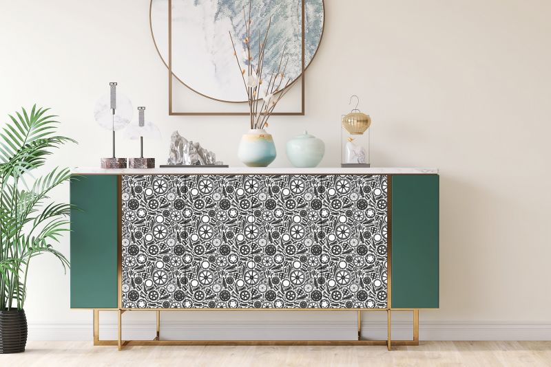 Samoprzylepna okleina Tulup 100x50 cm Części rowerowe 1 szt.