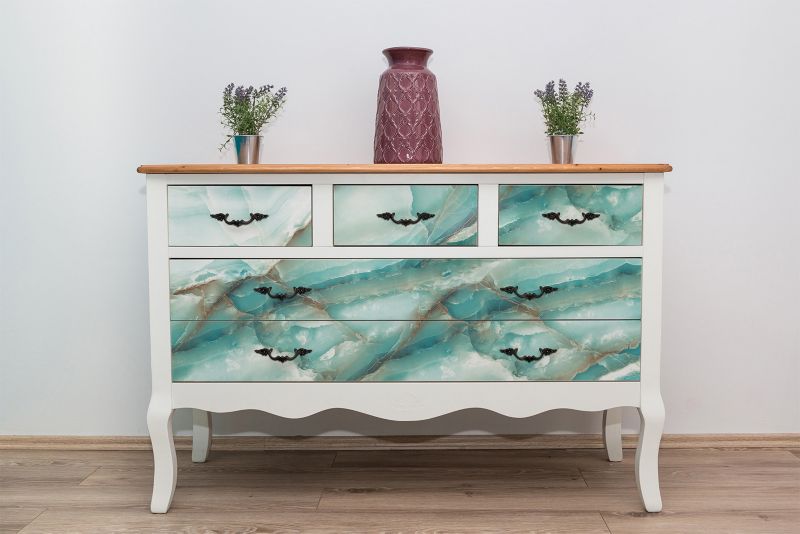 Samoprzylepna okleina Tulup 100x50 cm Dekoracyjny marmur 1 szt.