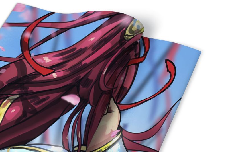 Samoprzylepna okleina Tulup 100x50 cm Dziewczyna anime 1 szt.
