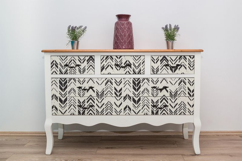 Samoprzylepna okleina Tulup 100x50 cm Egzotyczny wzór chevron 1 szt.