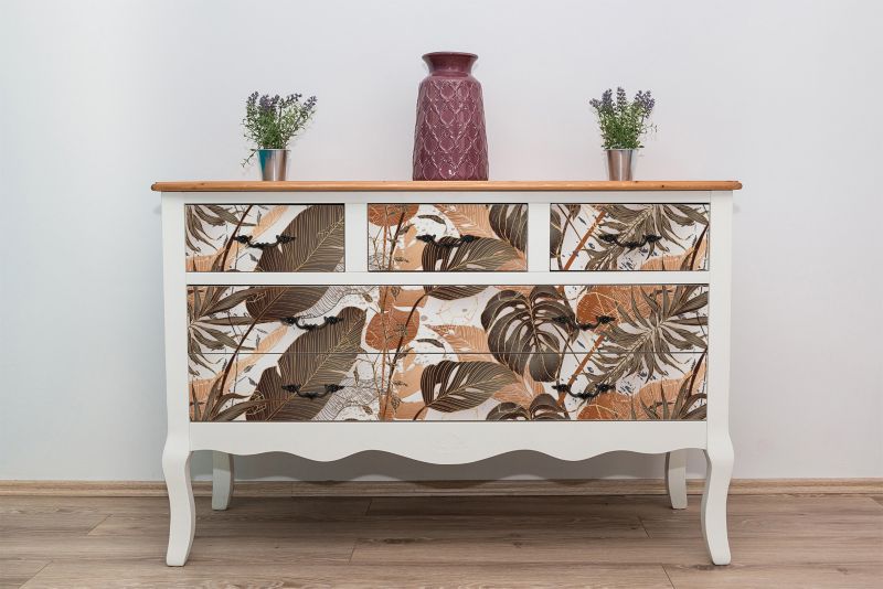 Samoprzylepna okleina Tulup 100x50 cm Egzotyczny wzór monetra 1 szt.