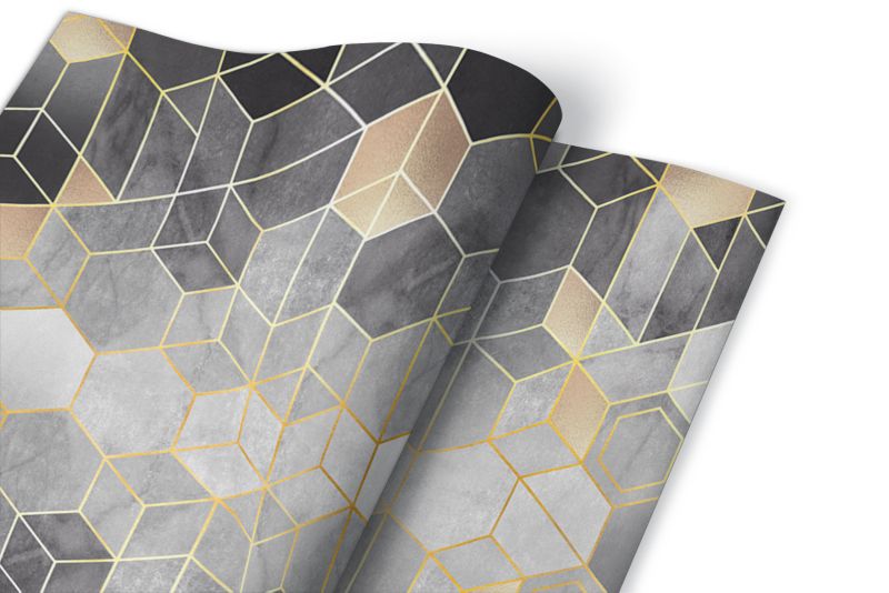 Samoprzylepna okleina Tulup 100x50 cm Geometryczna abstrakcja 1 szt. II