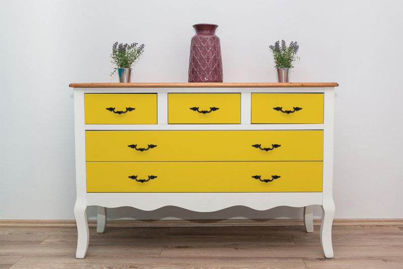 Samoprzylepna okleina Tulup 100x50 cm Jasnożółta 1 szt.