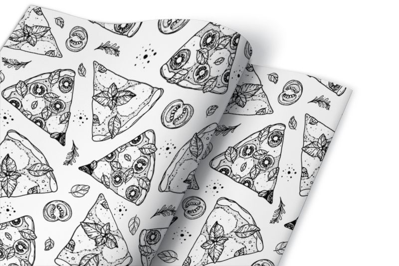 Samoprzylepna okleina Tulup 100x50 cm Kawałki pizzy 1 szt.