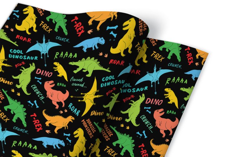 Samoprzylepna okleina Tulup 100x50 cm Kolorowe dinozaury 1 szt.