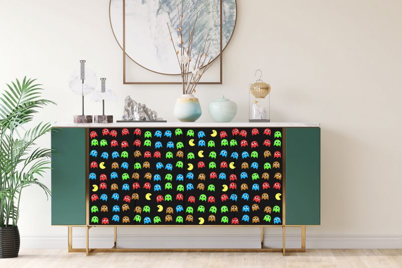 Samoprzylepna okleina Tulup 100x50 cm Kolorowe duszki 1 szt.