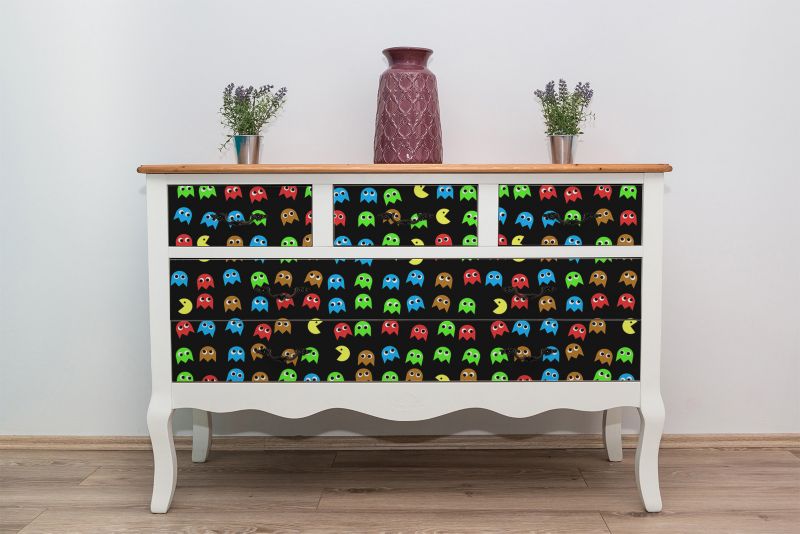 Samoprzylepna okleina Tulup 100x50 cm Kolorowe duszki 1 szt.